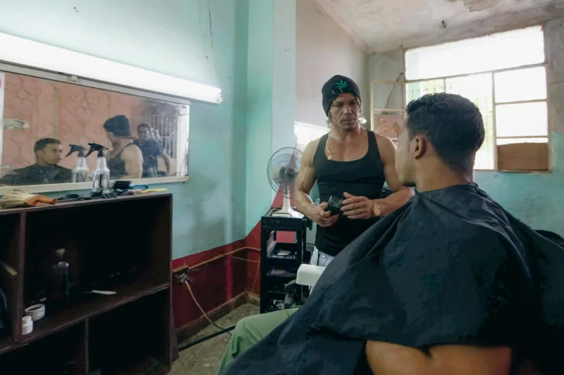 Where the Neighborhood Solved Its Problems Over a Hot Towel and a Shave